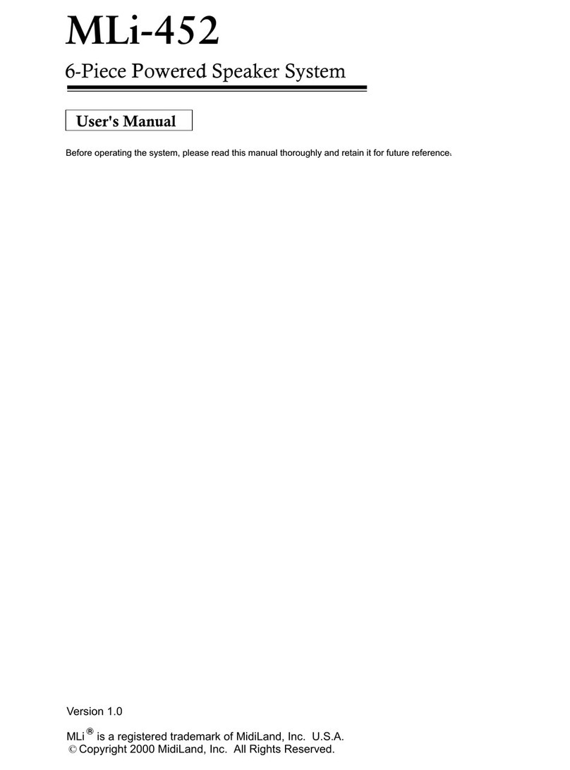 MidiLand MLI-452 User manual