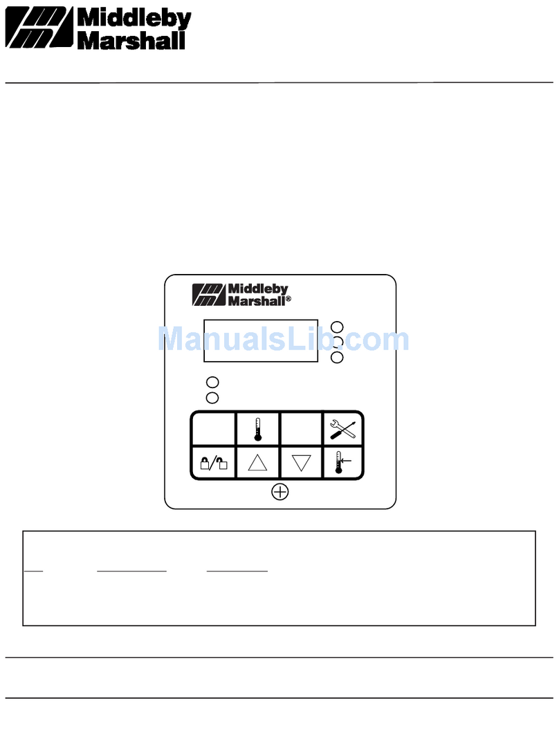 Middleby Marshall KIT P/N 36939 Installation and programming instructions