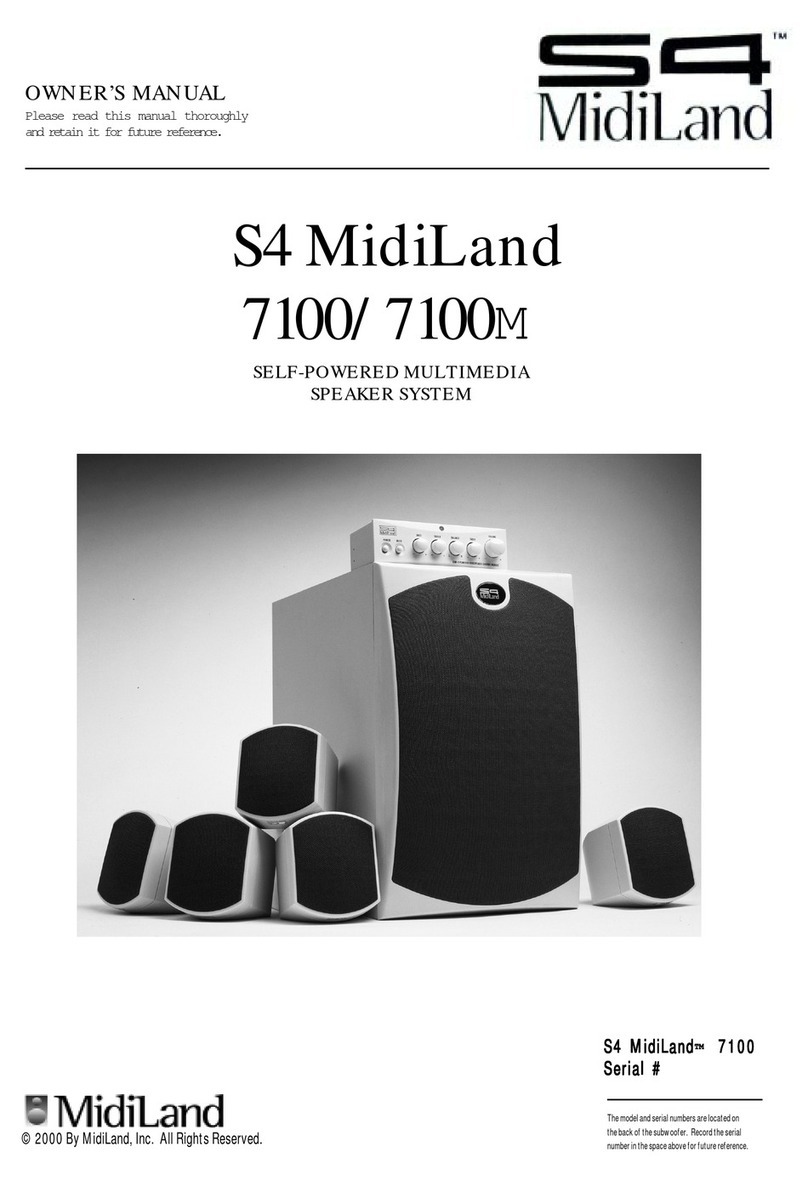 MidiLand 7100 owner's manual