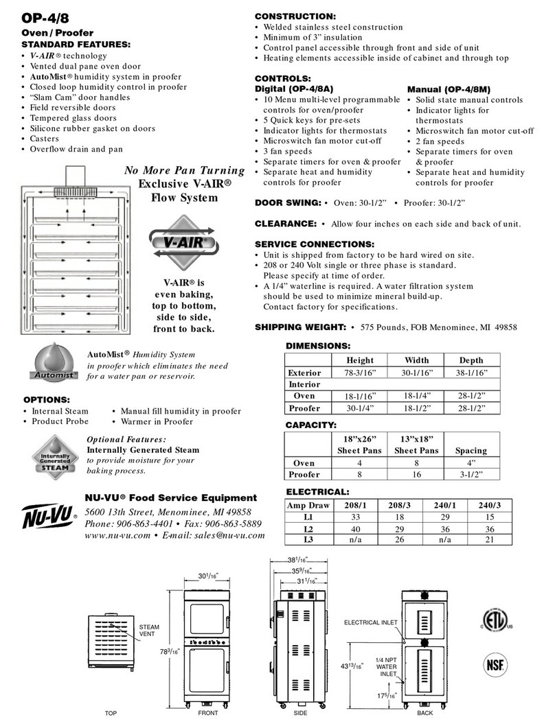 NUVU OP 4/8M User manual NUVU OP 4/8M User manual