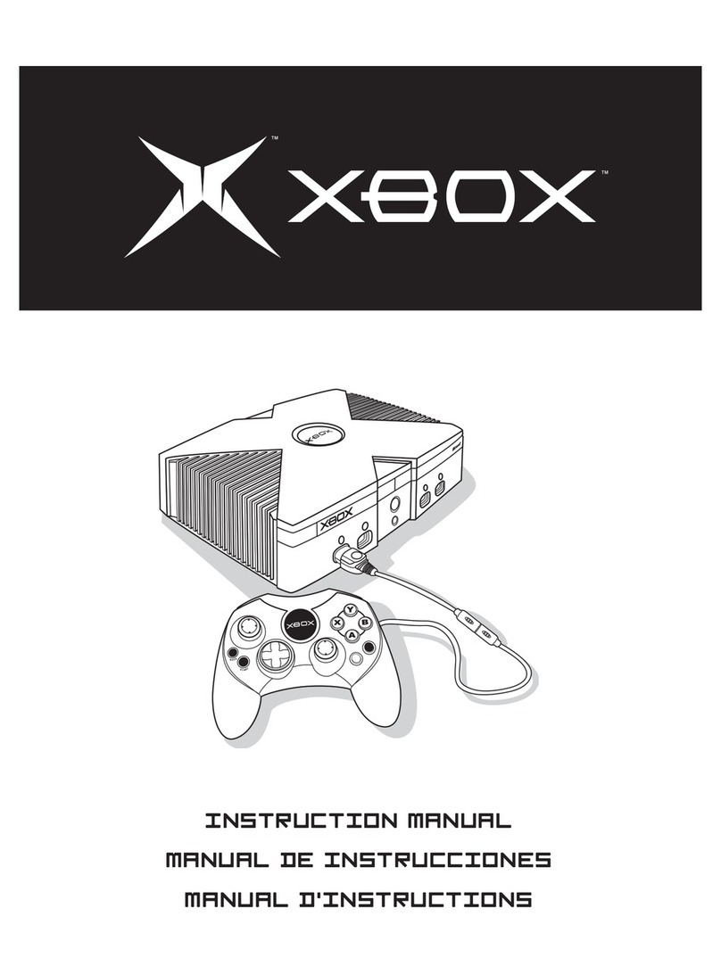 Microsoft XBOX instruction manual