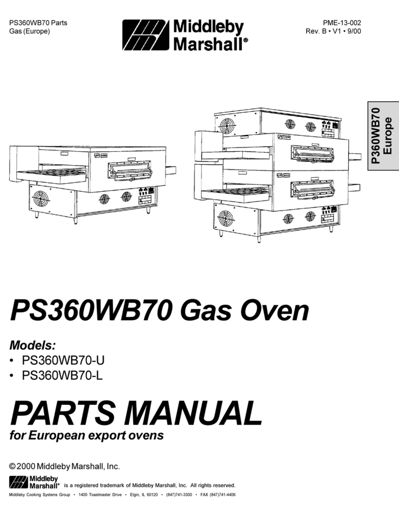 Middleby Marshall PS360WB70-L parts manual