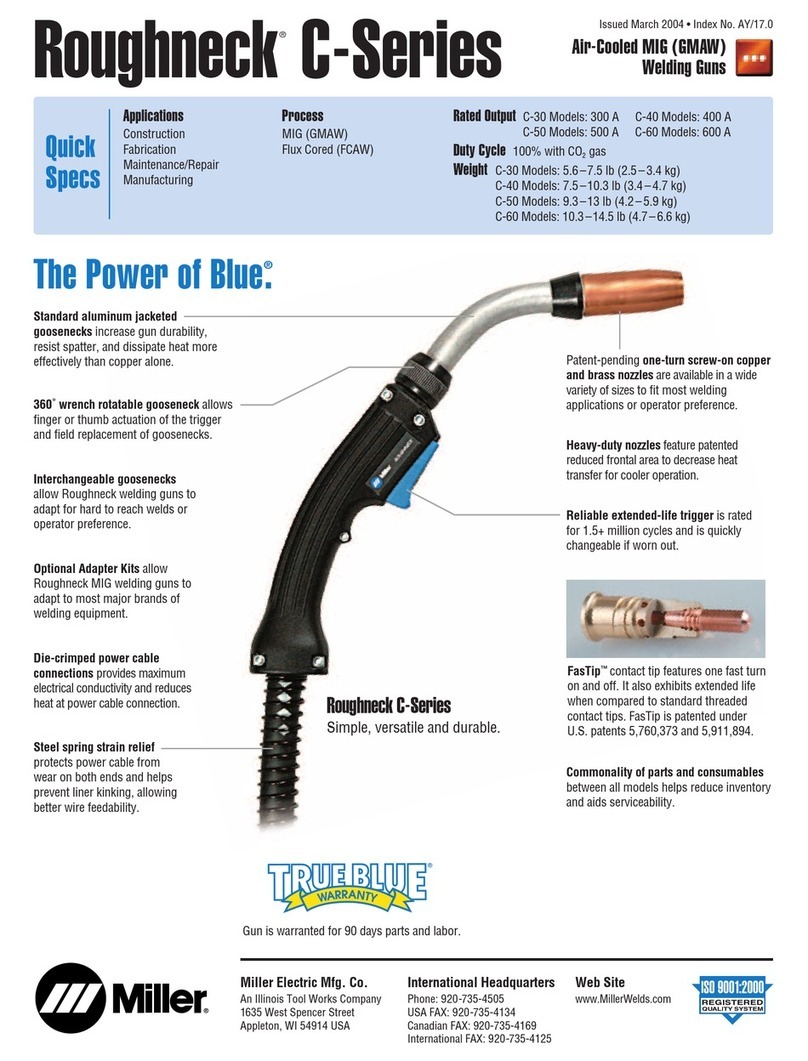 Miller Electric Roughneck C-Series Specifications