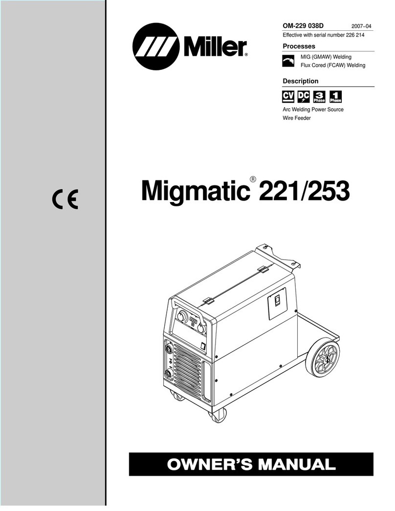 Miller Electric OM-229 038D User manual