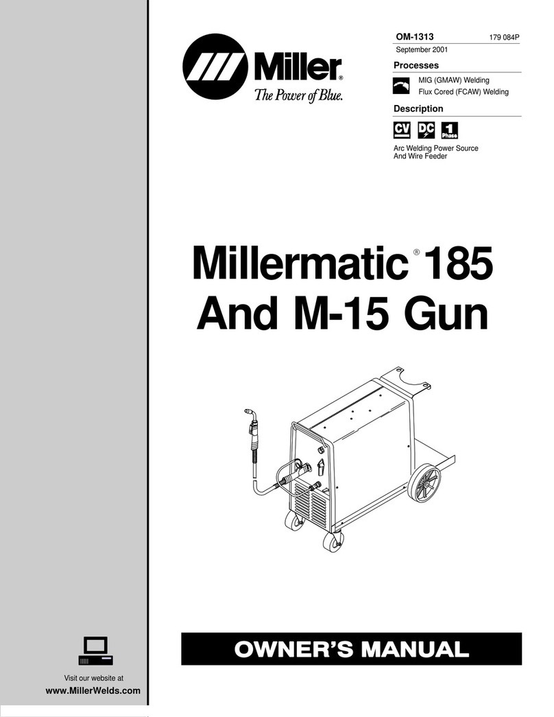 Miller Electric OM-1313 User manual