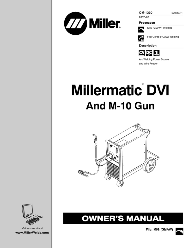 Miller Electric M-10 Gun owner's manual