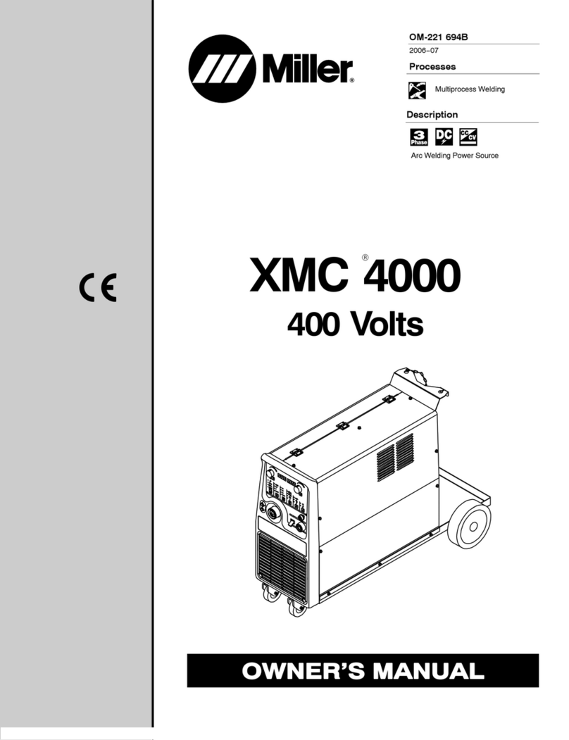 Miller Electric XMC 4000 owner's manual