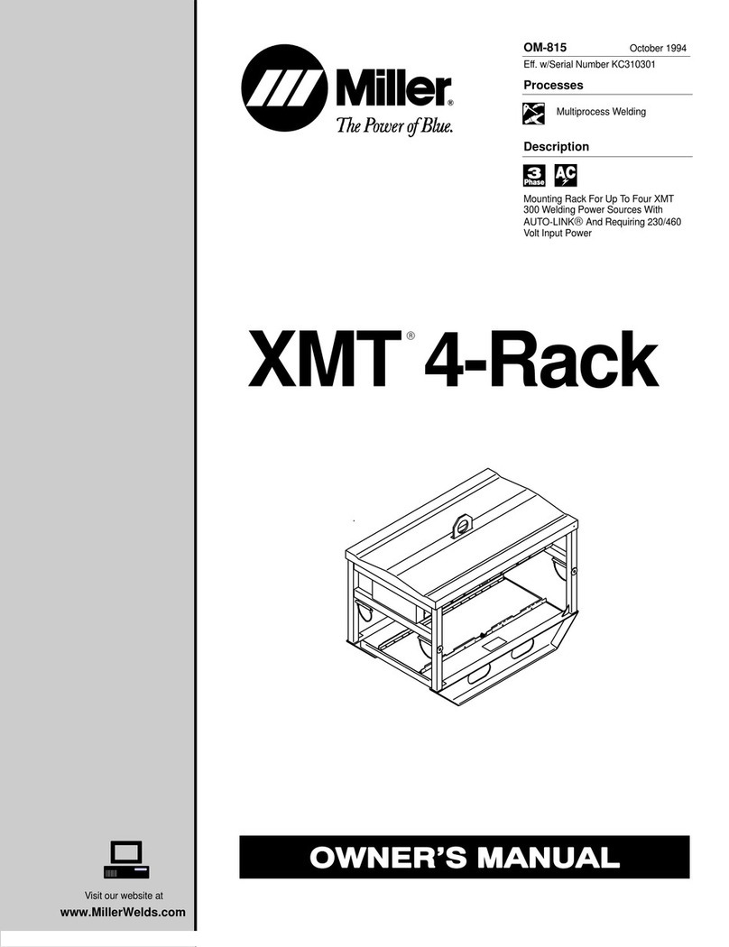 Miller Electric XMT 4-Rack owner's manual