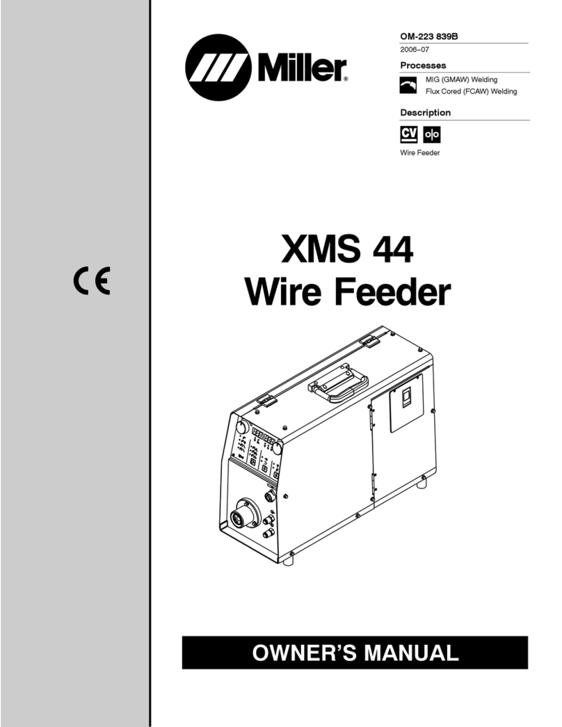 Miller Electric XMS 44 owner's manual