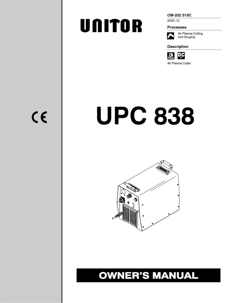 Unitor UPC 838 owner's manual