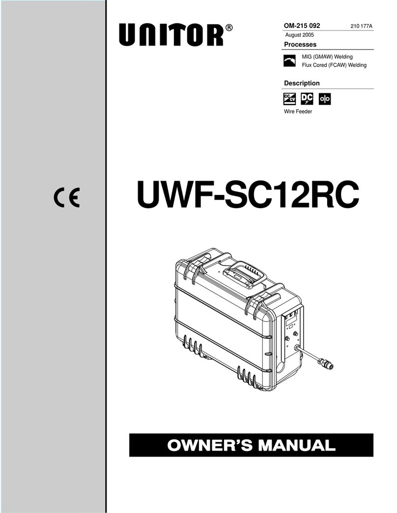Unitor UWF-SC12RC User manual