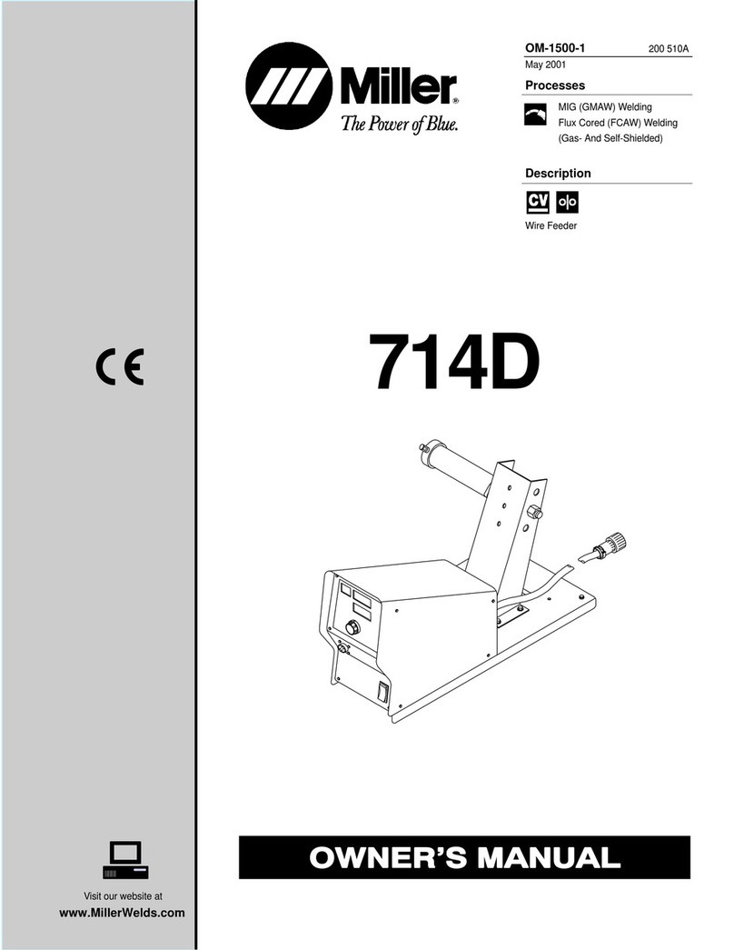 Miller Electric 714D owner's manual