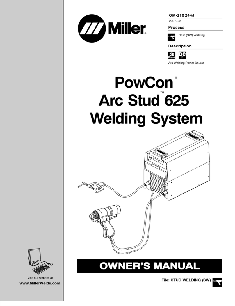 Miller Electric Spectrum 625 owner's manual Miller Electric Spectrum 625 owner's manual