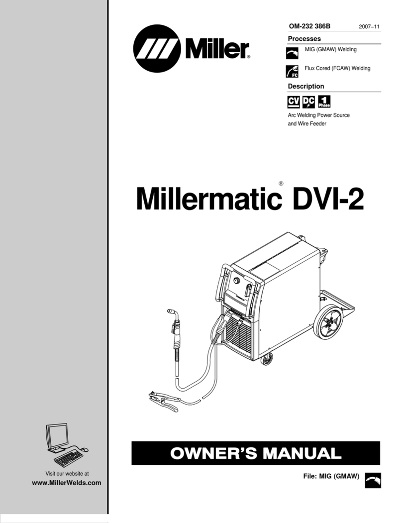 Miller Electric DVI-2 R owner's manual
