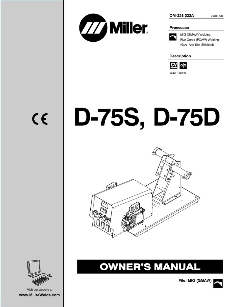 Miller Electric D-75D owner's manual Miller Electric D-75D owner's manual