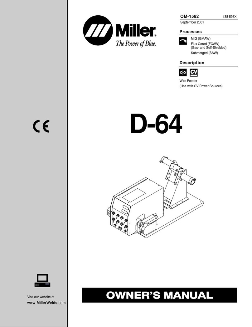 Miller Electric D-64 owner's manual