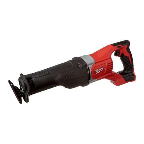 Milwaukee SAWZALL 0719-20 Service parts list