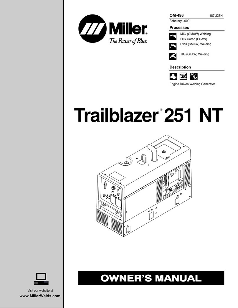 Miller Electric Trailblazer 251 NT owner's manual