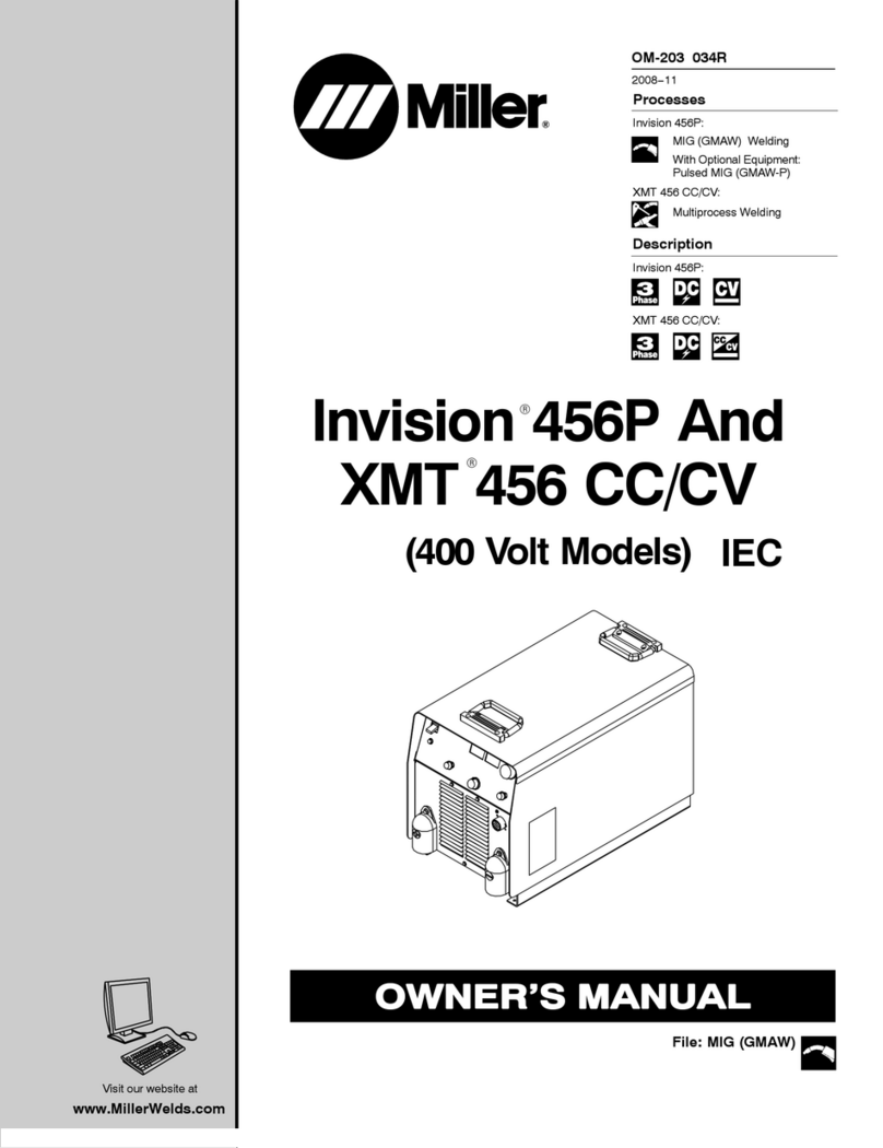 Miller Electric 456 CC owner's manual Miller Electric 456 CC owner's manual