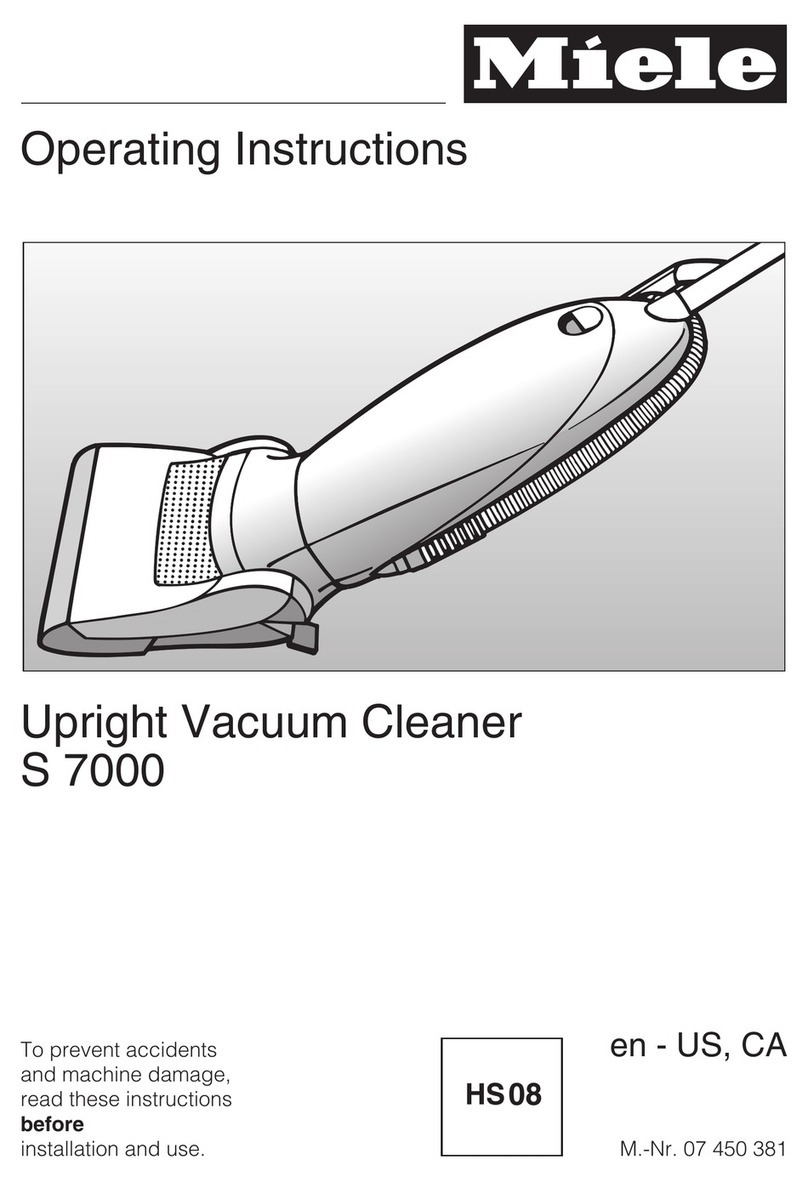 Miele S 7000 series User manual