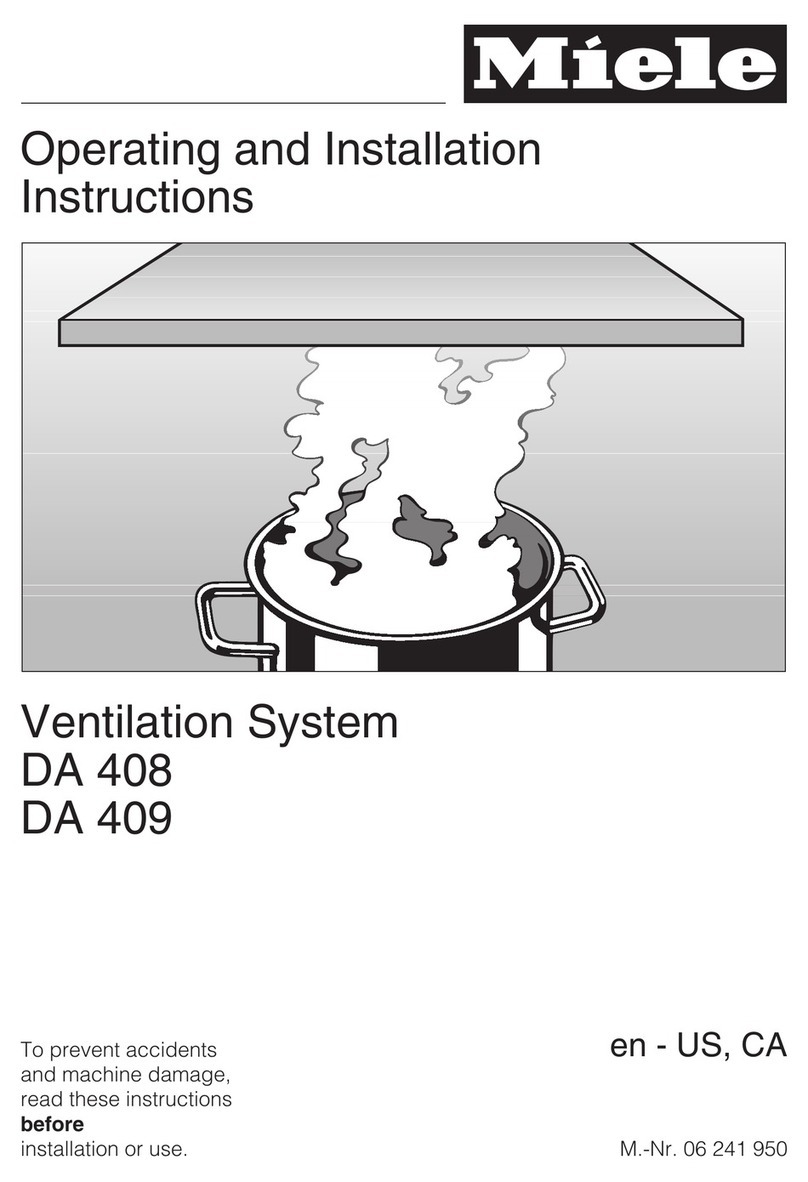 Miele DA 408 User manual