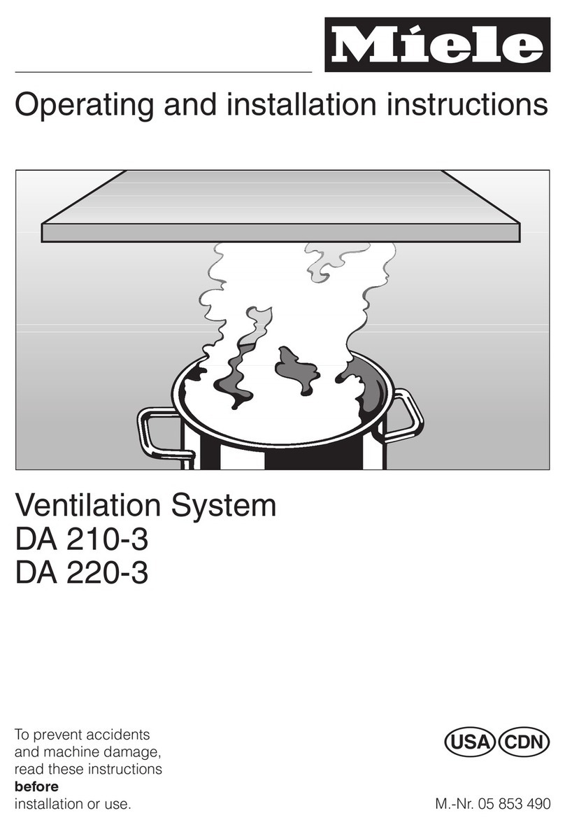 Miele DA 210-3 User manual