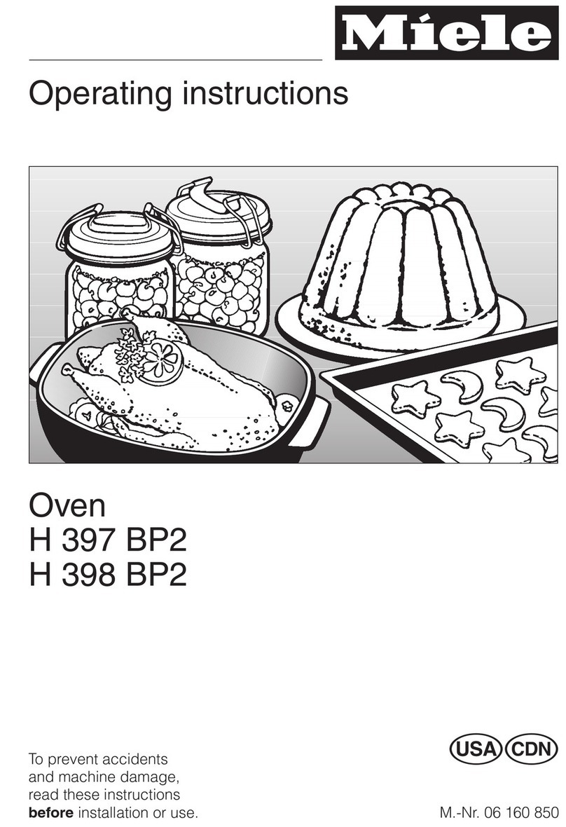 Miele H397BP2 User manual Miele H397BP2 User manual
