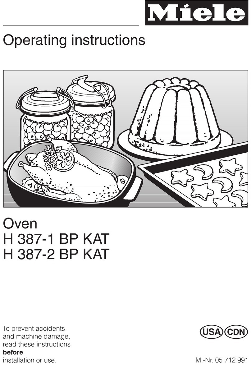 Miele H387-1BPKAT User manual Miele H387-1BPKAT User manual