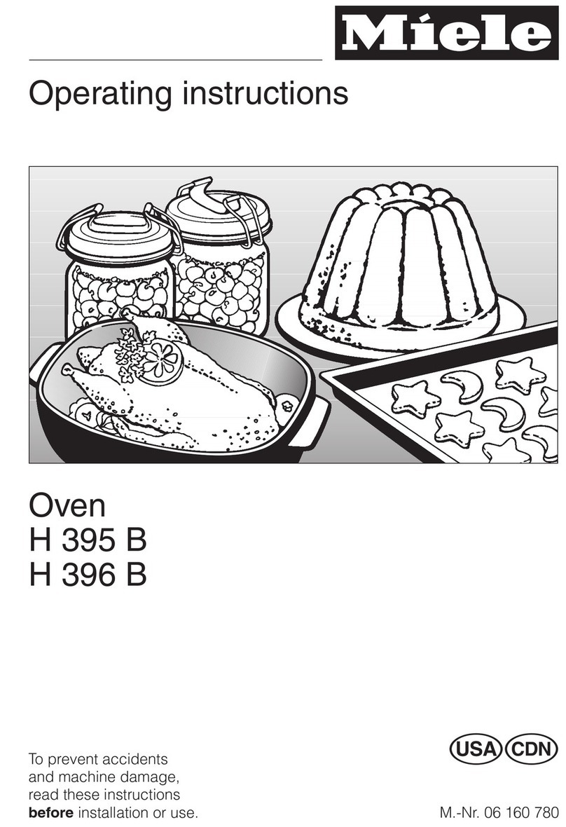 Miele H396B operating instructions