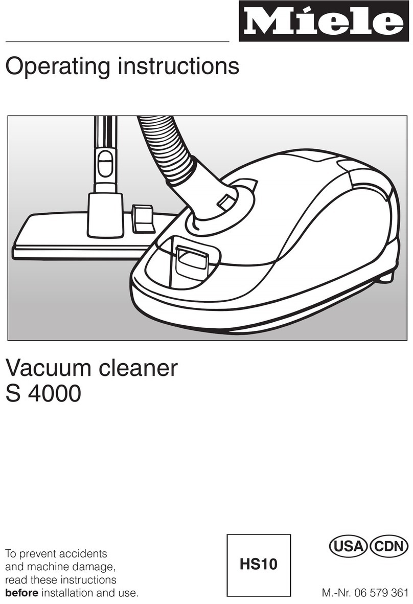 Miele S 4000 Series User manual