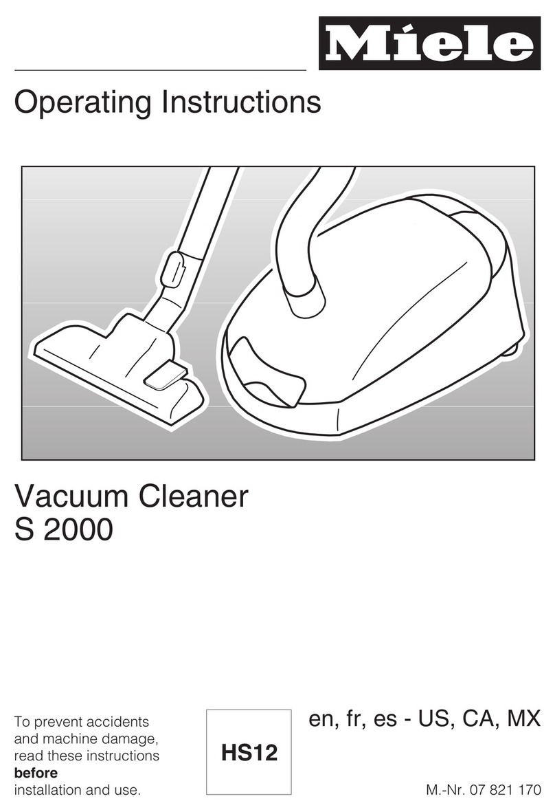 Miele Olympus HS12 User manual