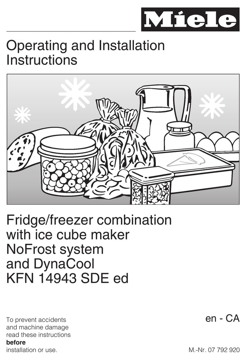 Miele KFN 14943 SDE ED User manual