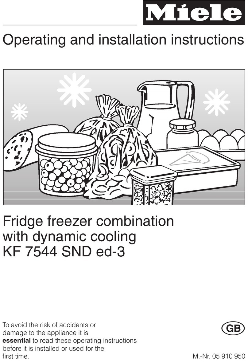 Miele KF 7544 User manual