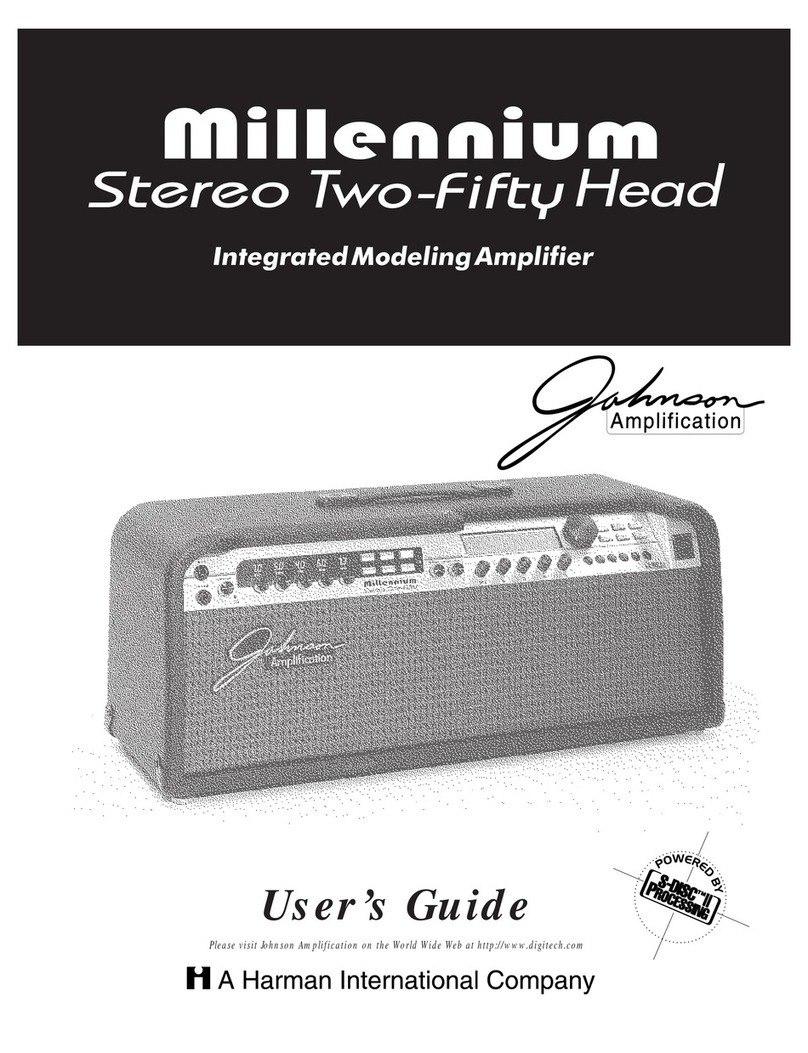 Johnson Amplification Integrated Modeling Amplifier user guide