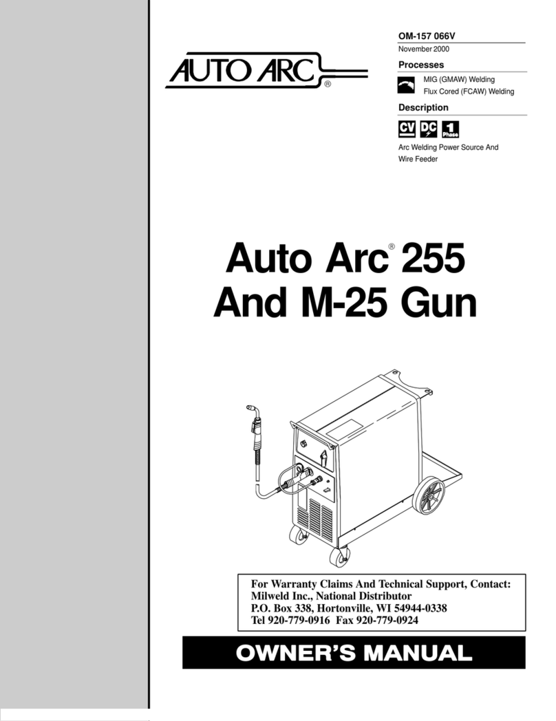 AUTO ARC 255 User manual AUTO ARC 255 User manual