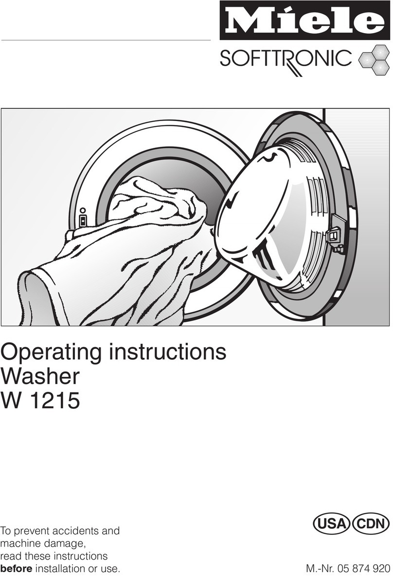 Miele W 1215 User manual