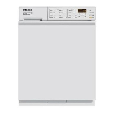 Miele TOUCHTRONIC W 3039 OPERATING AND INSTALLATION Manual