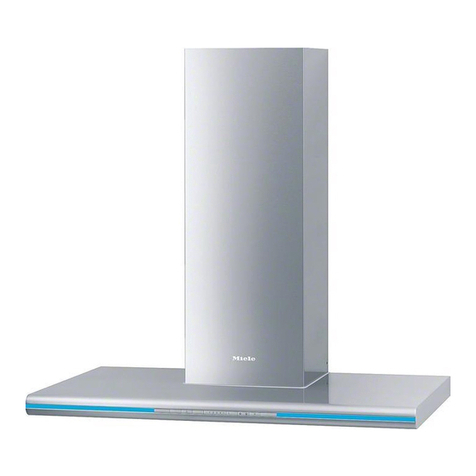 Miele VENTILATION SYSTEM DA 6290 W User manual