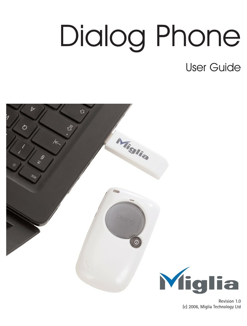 Miglia Dialog Phone user guide