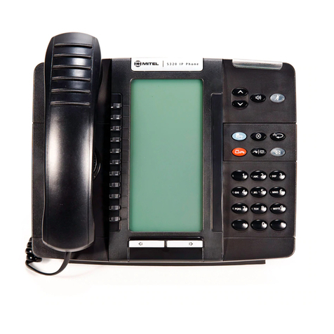 Mitel SIP USER AND ADMINISTRATOR GUIDE 5320 Service manual