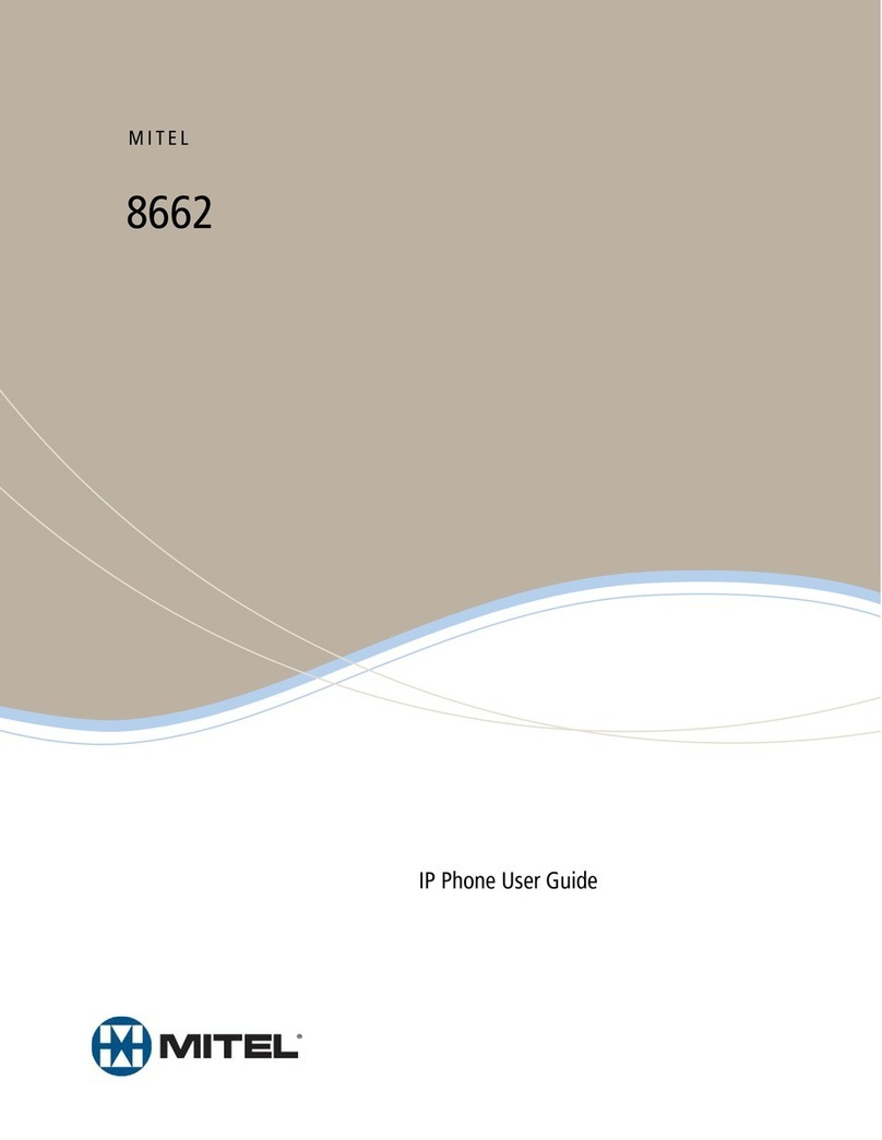 Mitel USER GUIDE 8662 User manual