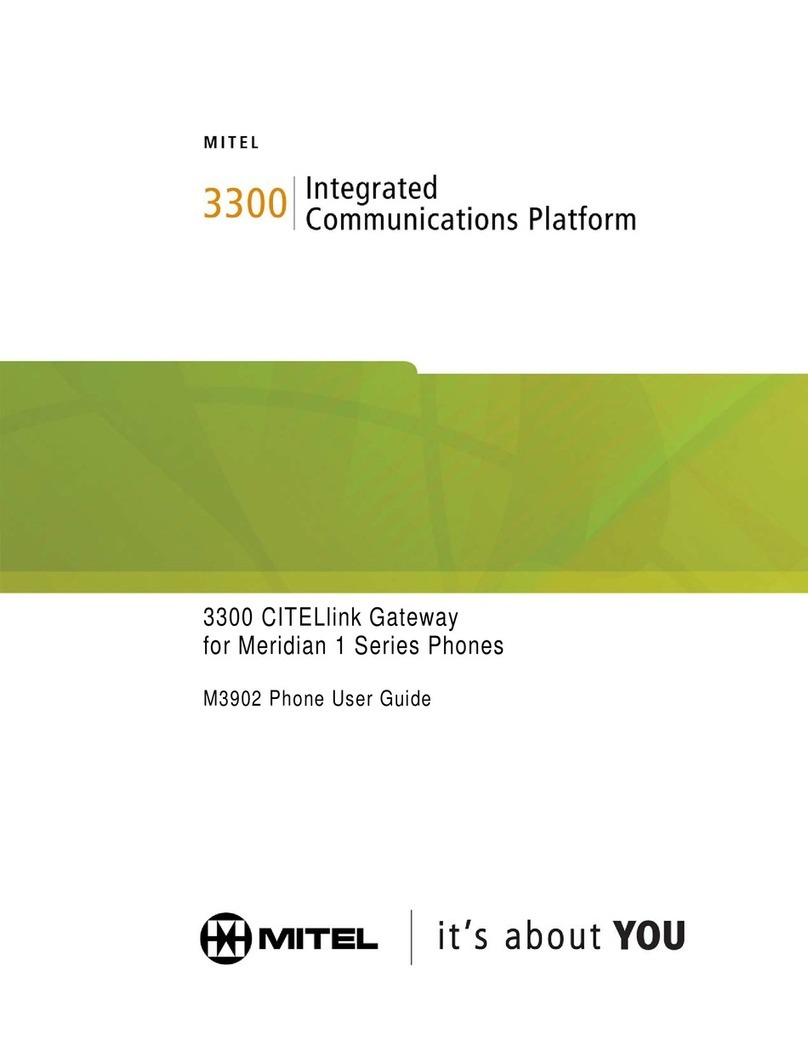 Mitel M3902 user guide