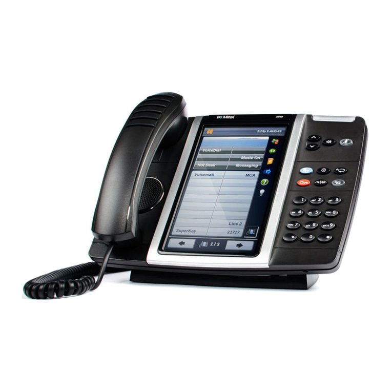 Mitel MiVoice 5360 User manual Mitel MiVoice 5360 User manual