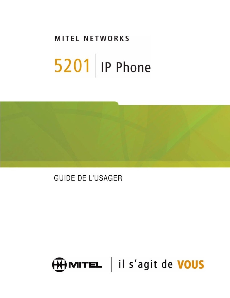 Mitel IP PHONE 5201 User manual