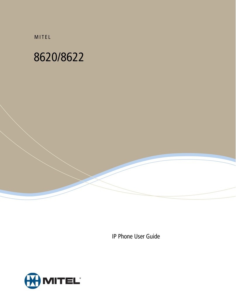 Mitel 8620 User manual