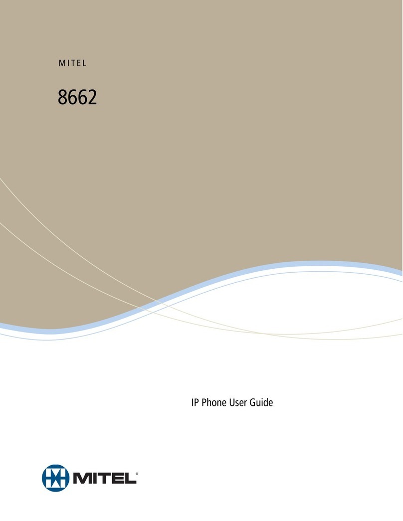 Mitel 8662 User manual