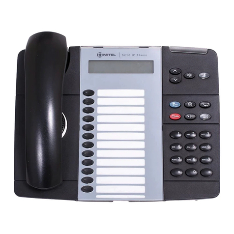 Mitel 5212/5224 User manual