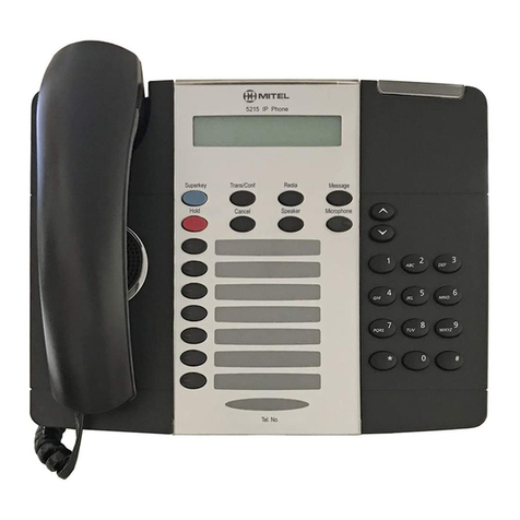 Mitel 5215 User manual