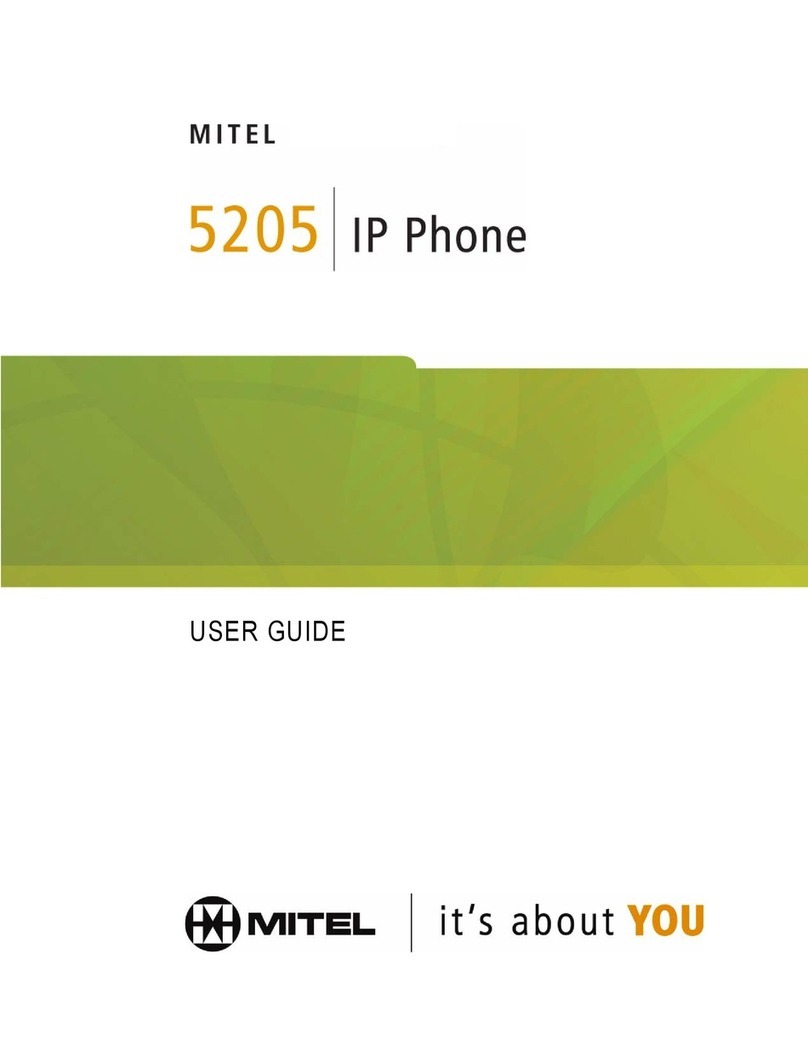 Mitel 5205 IP Phone User manual