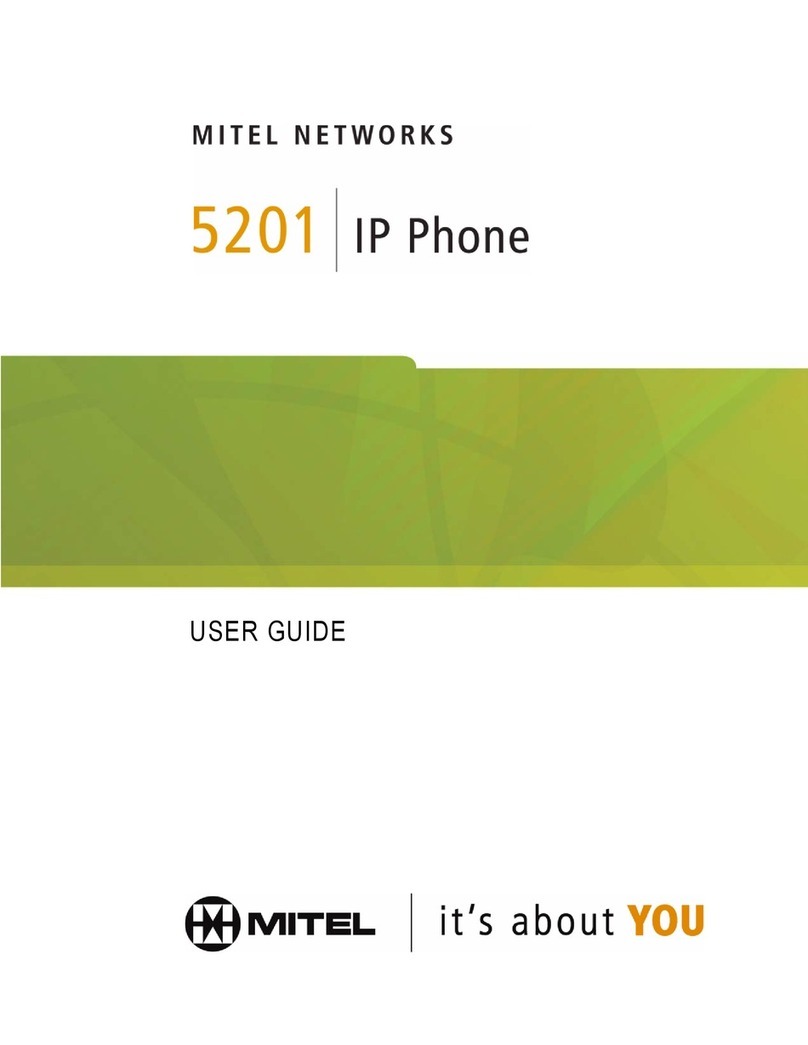Mitel 5201 User manual
